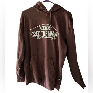Vans Off The Wall Hoodie Burgundy Size M